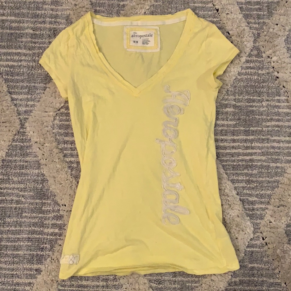 Aeropostale yellow top.